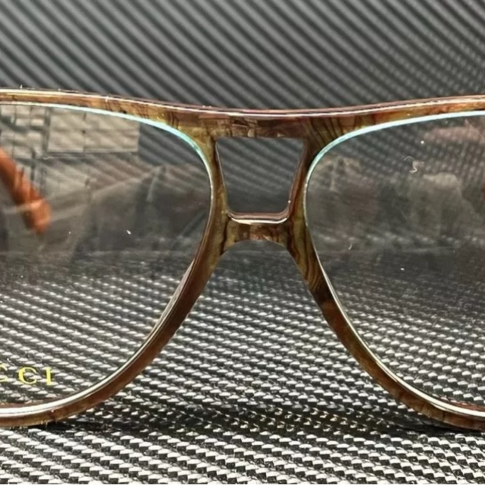 Gucci Brown Aviator Sunglasses